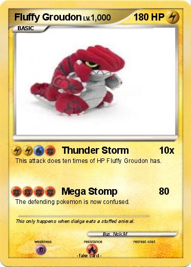 Pokemon Fluffy Groudon