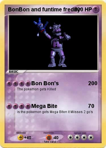Pokemon BonBon and funtime freddy