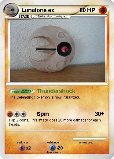 Pokemon Lunatone ex