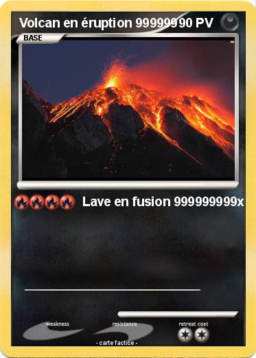 Pokemon Volcan en éruption 999999