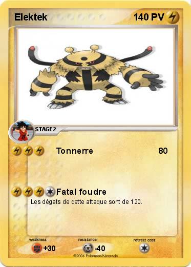 Pokemon Elektek