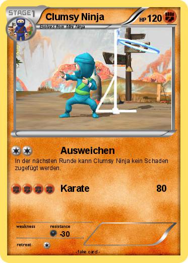 Pokemon Clumsy Ninja