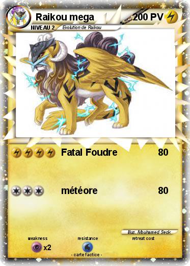 Pokemon Raikou mega