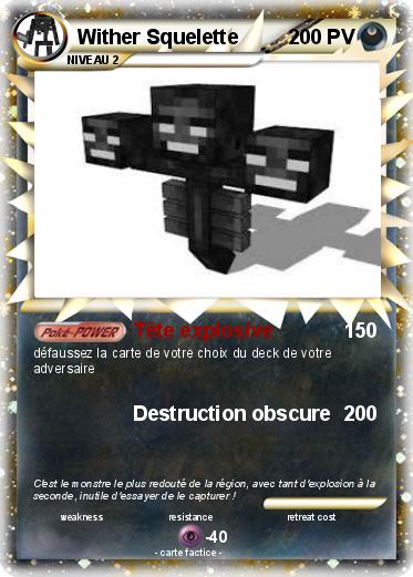 Pokemon Wither Squelette