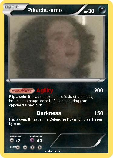 Pokemon Pikachu-emo