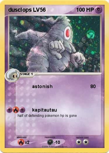 Pokemon dusclops LV56