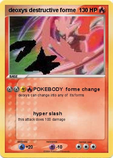 Pokemon deoxys destructive forme