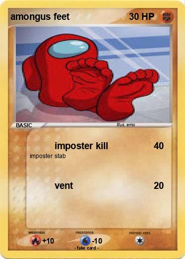Pokemon amongus feet