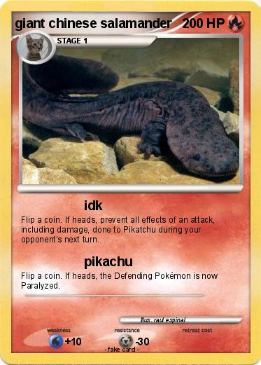 Pokemon giant chinese salamander