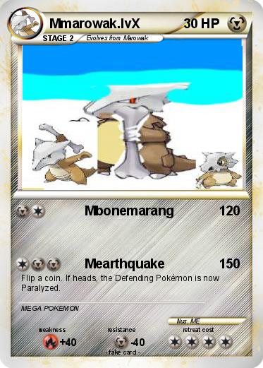 Pokemon Mmarowak.lvX