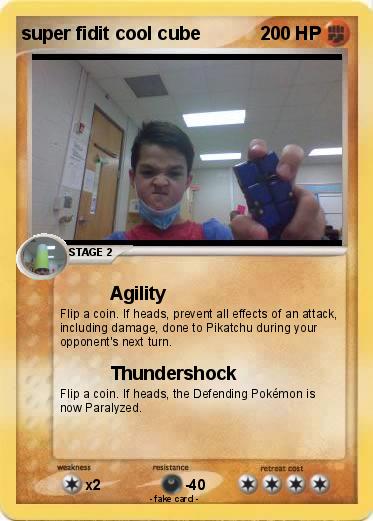 Pokemon super fidit cool cube