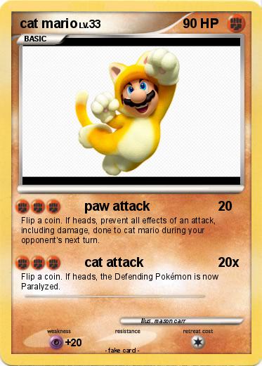 Pokemon cat mario