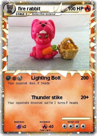 Pokemon fire rabbit