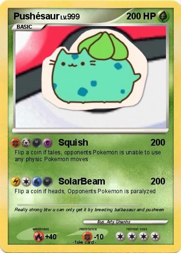 Pokemon Pushésaur