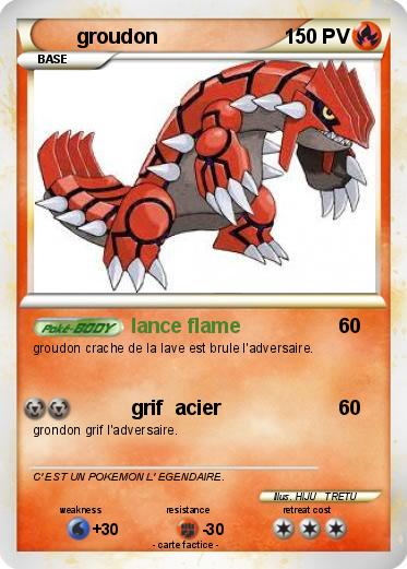 Pokemon groudon