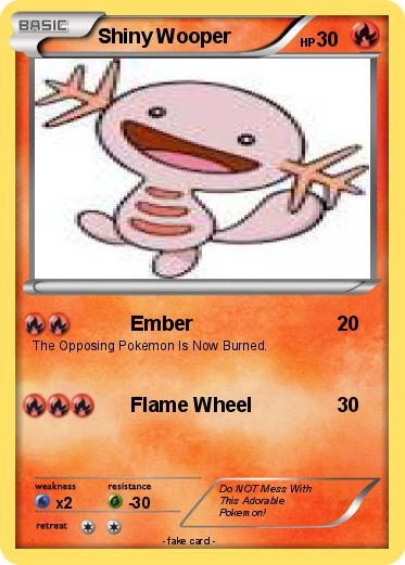 Pokemon Shiny Wooper