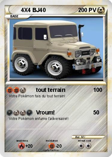 Pokemon 4X4 BJ40