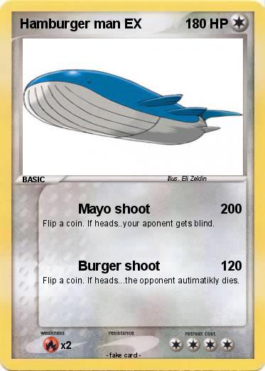 Pokemon Hamburger man EX