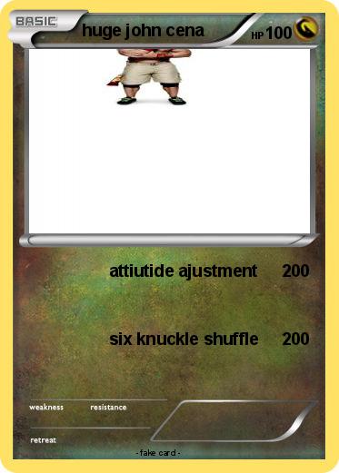 Pokemon huge john cena