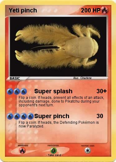 Pokemon Yeti pinch