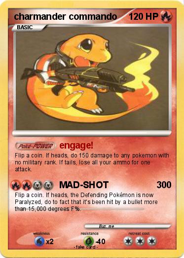 Pokemon charmander commando