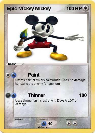 Pokemon Epic Mickey Mickey