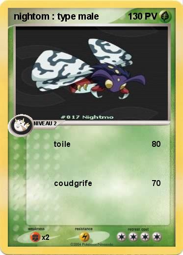 Pokemon nightom : type male
