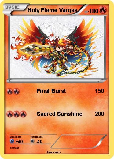 Pokemon Holy Flame Vargas
