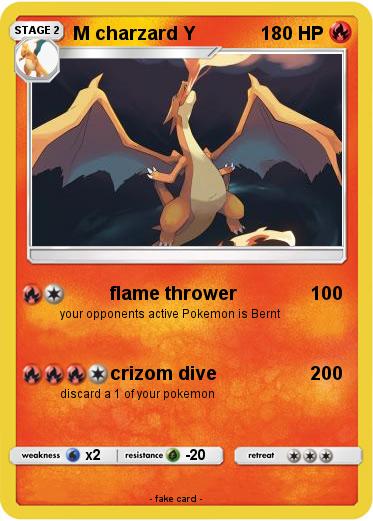 Pokemon M charzard Y