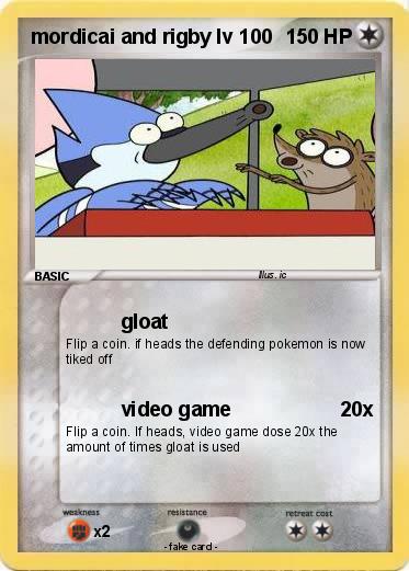 Pokemon mordicai and rigby lv 100