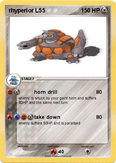 Pokemon rhyperior L55