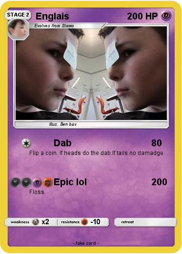 Pokemon Englais
