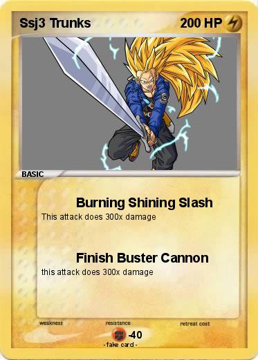 Pokemon Ssj3 Trunks