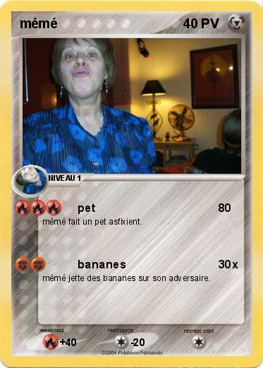 Pokemon mémé