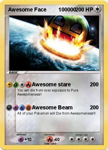 Pokemon Awesome Face        100000