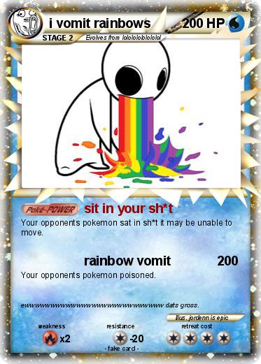 Pokemon i vomit rainbows