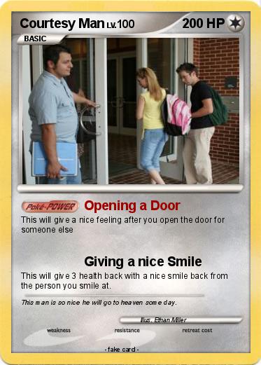 Pokemon Courtesy Man