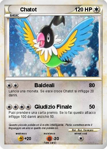 Pokemon Chatot