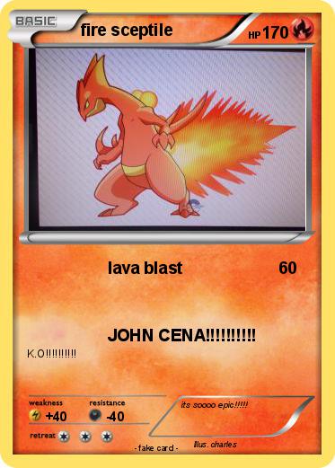 Pokemon fire sceptile