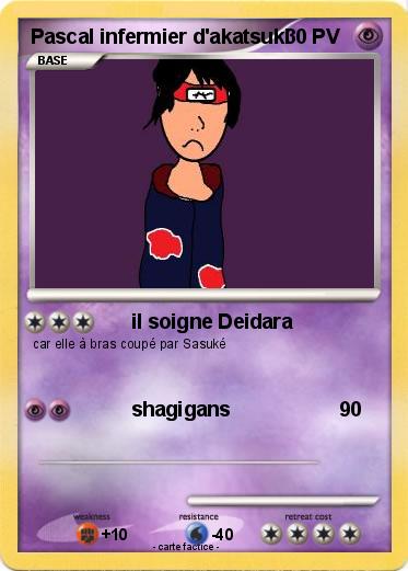 Pokemon Pascal infermier d'akatsuki