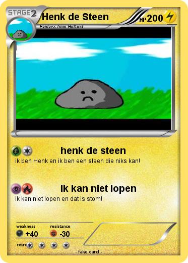 Pokemon Henk de Steen