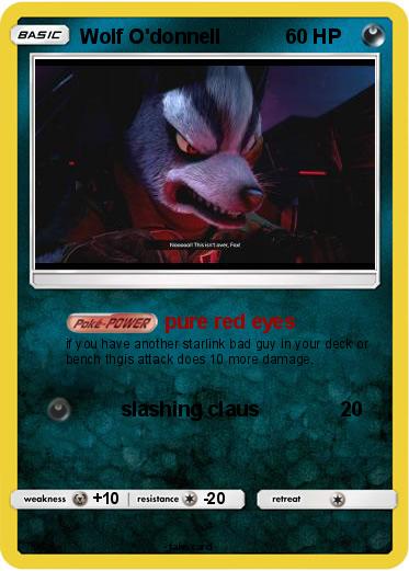 Pokemon Wolf O'donnell