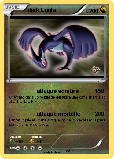 Pokemon dark Lugia