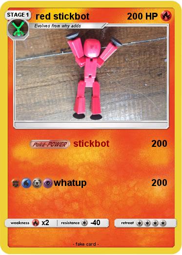 Pokemon red stickbot
