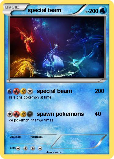 Pokemon special team