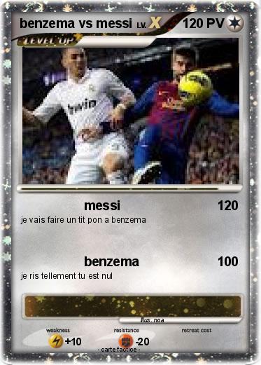 Pokemon benzema vs messi