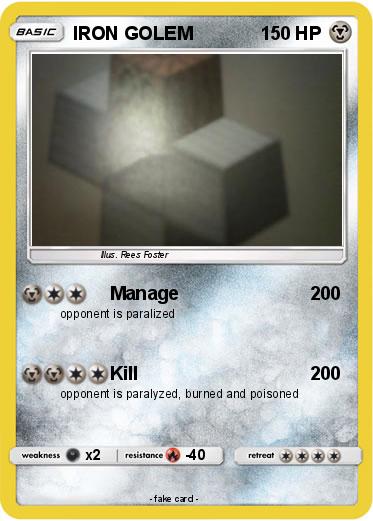 Pokemon IRON GOLEM