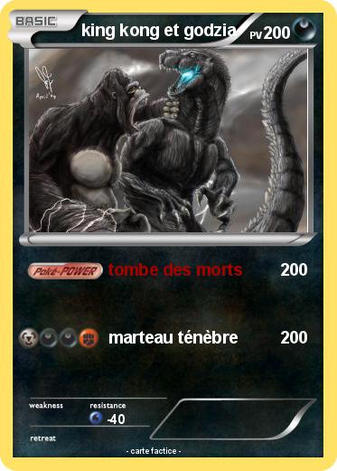 Pokemon king kong et godzia