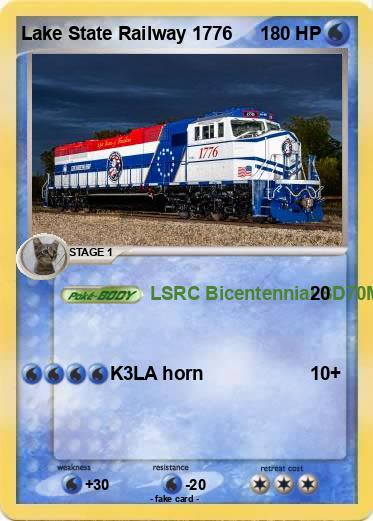 Pokemon Lake State Railway 1776