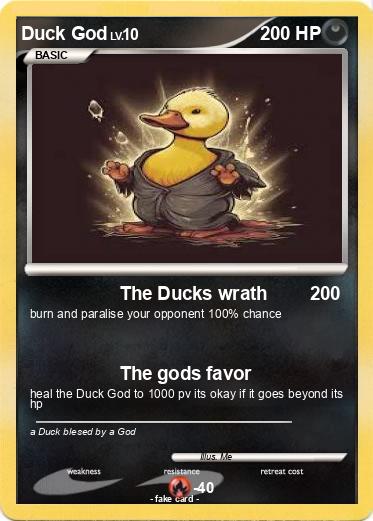 Pokemon Duck God